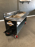 (#128) Twin griddle cart with design