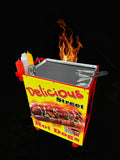 (#140) Street L.A Hot Dog Cart