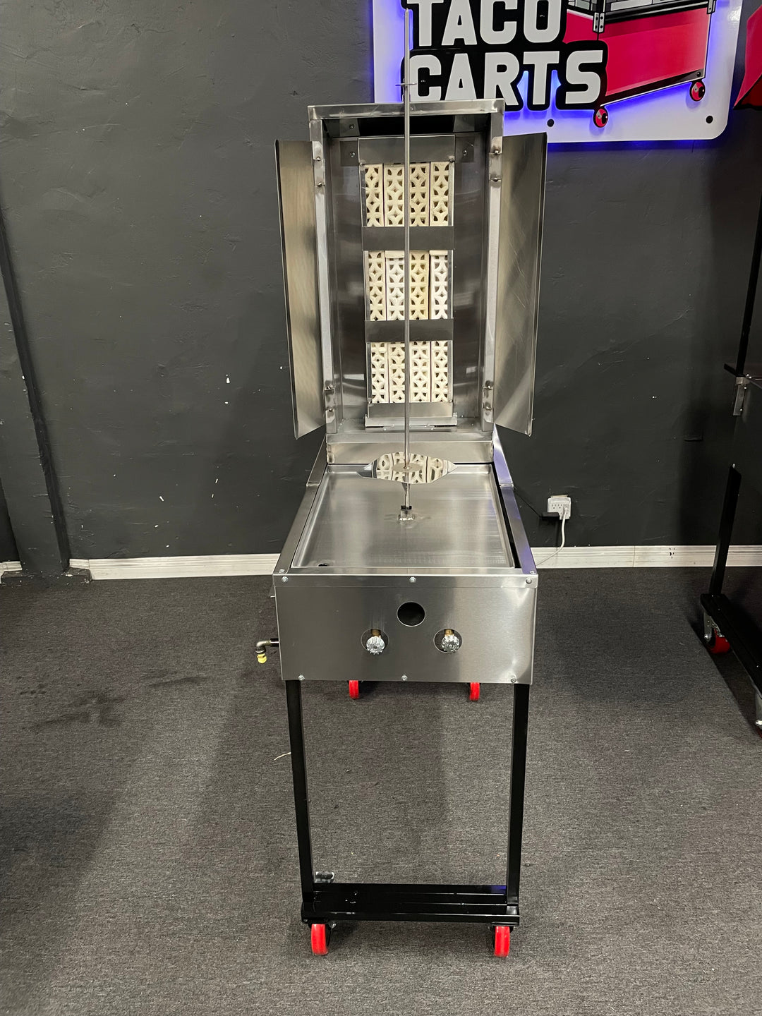 (#70) Traditional Al Pastor Machine with Motor – LA Taco Carts