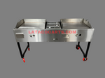 (#27) Double 24” Griddle Cart